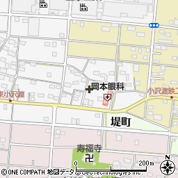 静岡県浜松市中央区小沢渡町648周辺の地図