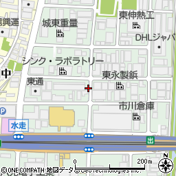 大阪府東大阪市水走周辺の地図