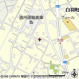 静岡県浜松市中央区白羽町437周辺の地図