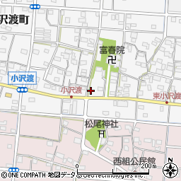 静岡県浜松市中央区小沢渡町583周辺の地図
