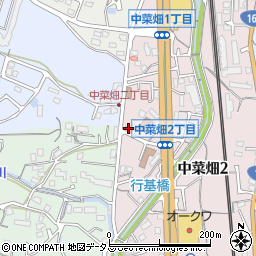 ソレイユ生駒周辺の地図