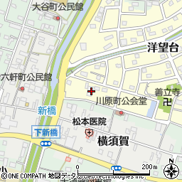 静岡県掛川市洋望台1周辺の地図