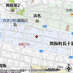 静岡県浜松市中央区舞阪町長十新田177周辺の地図