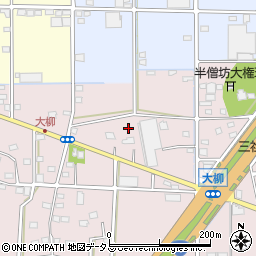 静岡県浜松市中央区大柳町379-2周辺の地図