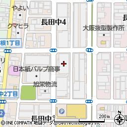 協同組合大阪紙文具流通センター中央会館周辺の地図