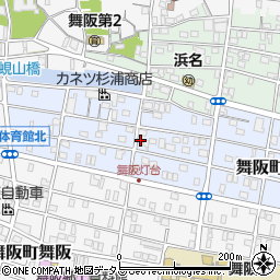 静岡県浜松市中央区舞阪町長十新田188周辺の地図
