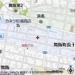 静岡県浜松市中央区舞阪町長十新田176周辺の地図