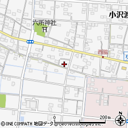 静岡県浜松市中央区小沢渡町1463周辺の地図