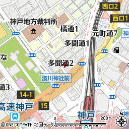 神戸ビジネスアカデミー周辺の地図