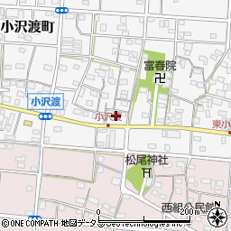 静岡県浜松市中央区小沢渡町576周辺の地図