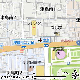 中国銀行津島支店周辺の地図