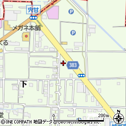 岡山県岡山市中区下378周辺の地図
