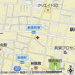 静岡県浜松市中央区新橋町1119周辺の地図
