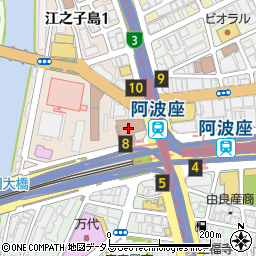 大阪西郵便局 ＡＴＭ周辺の地図