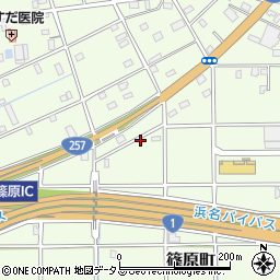 静岡県浜松市中央区篠原町21066周辺の地図