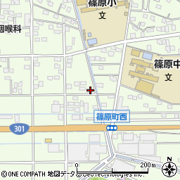 静岡県浜松市中央区篠原町20124周辺の地図
