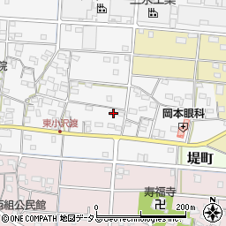 静岡県浜松市中央区小沢渡町633周辺の地図