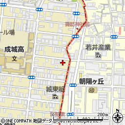 セブンイレブン大阪諏訪３丁目店周辺の地図