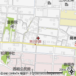 静岡県浜松市中央区小沢渡町610周辺の地図