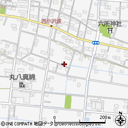 静岡県浜松市中央区小沢渡町1493周辺の地図