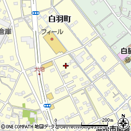 静岡県浜松市中央区白羽町473周辺の地図