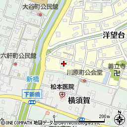 静岡県掛川市洋望台1-11周辺の地図