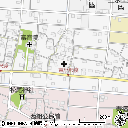 静岡県浜松市中央区小沢渡町607周辺の地図