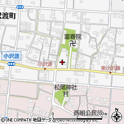 静岡県浜松市中央区小沢渡町584周辺の地図