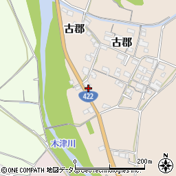 伊賀神戸郵便局周辺の地図