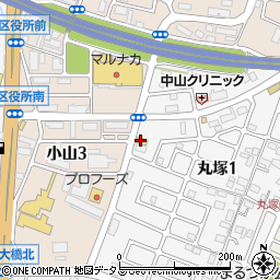 セブンイレブン神戸丸塚１丁目店周辺の地図