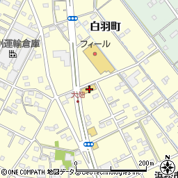 静岡県浜松市中央区白羽町662周辺の地図