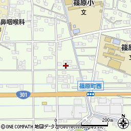 静岡県浜松市中央区篠原町20126周辺の地図