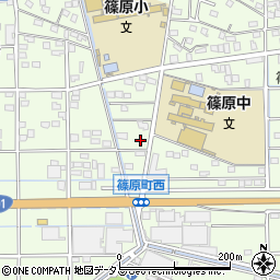 静岡県浜松市中央区篠原町20152周辺の地図