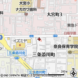 きんでんサービス株式会社　奈良支店周辺の地図