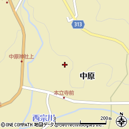 広島県山県郡北広島町中原880-2周辺の地図