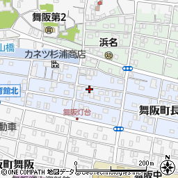 静岡県浜松市中央区舞阪町長十新田173周辺の地図