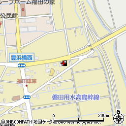 ＪＡセルフ福田ステーション周辺の地図