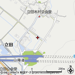 岡山県岡山市北区立田196周辺の地図