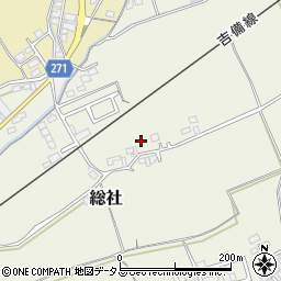 岡山県総社市総社1316周辺の地図