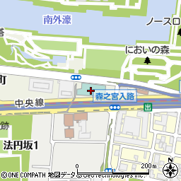 “ATRIUM” KKR HOTEL OSAKA周辺の地図