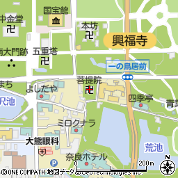 菩提院周辺の地図
