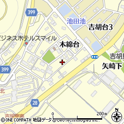 愛知県田原市吉胡町木綿台112周辺の地図