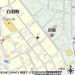 静岡県浜松市中央区白羽町548周辺の地図