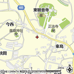 愛知県豊橋市小松原町今西周辺の地図