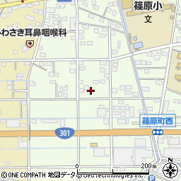 静岡県浜松市中央区篠原町20082周辺の地図