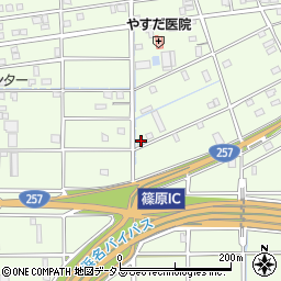 静岡県浜松市中央区篠原町20849周辺の地図