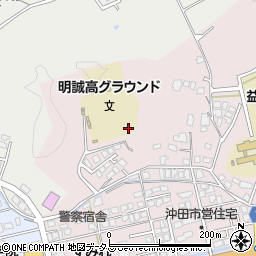島根県益田市東町13周辺の地図