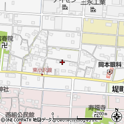 静岡県浜松市中央区小沢渡町629周辺の地図