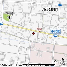 静岡県浜松市中央区小沢渡町829周辺の地図