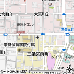 三十三銀行奈良支店周辺の地図